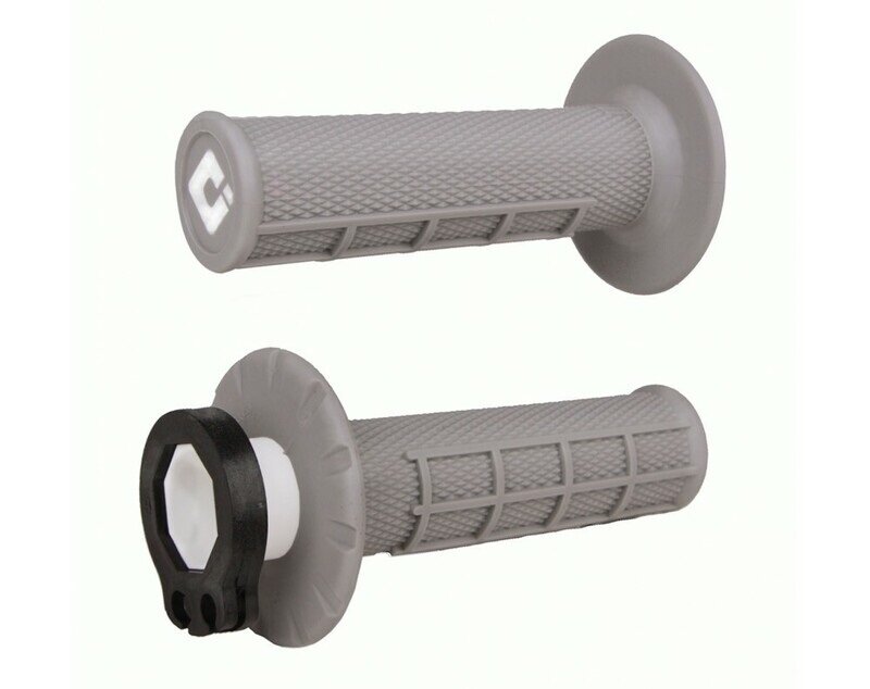 Image of Griffe ODI MX V2 Half-Waffle Lock-On grau