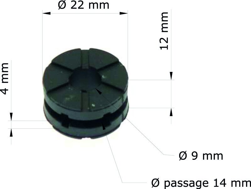 Image of Gummipuffer / Silentbloc Tourmax Honda CBF 1000