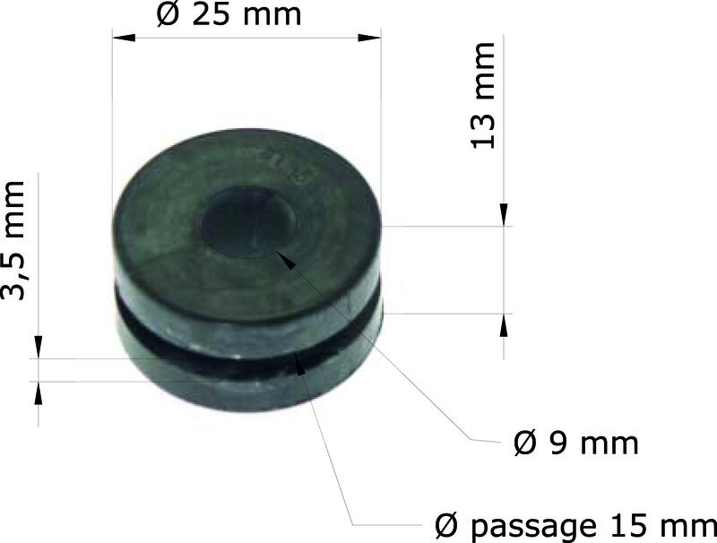 Image of Gummipuffer / Silentbloc Tourmax Honda CR 80 1983-1995