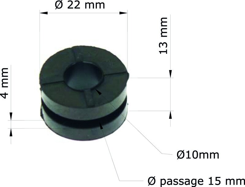 Image of Gummipuffer / Silentbloc Tourmax Honda CR 80 / 85
