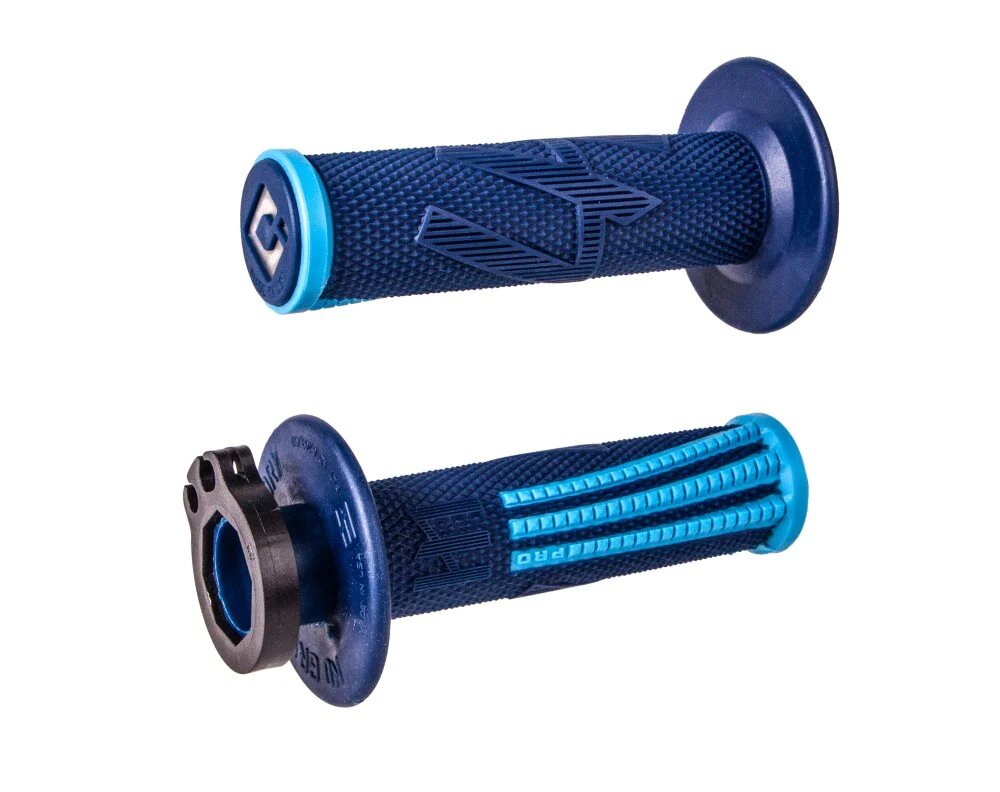 Image of Griffe ODI Emig Pro V2 Lock-on Full Diamond blau