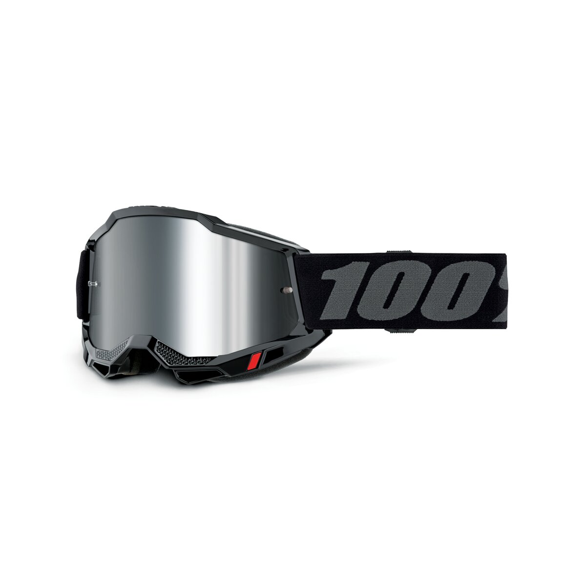 Image of Crossbrille 100% Accuri 2 schwarz silber verspiegelt