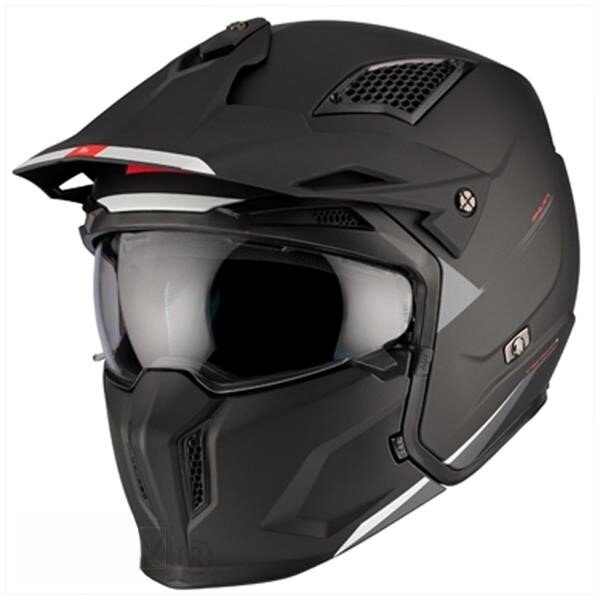 Image of Trial Helm MT Streetfighter SV uni matt schwarz L