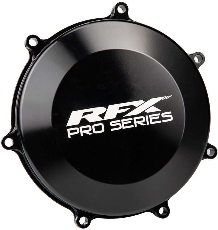 Image of Kupplungsdeckel RFX Pro hard anodized schwarz Kawasaki KXF 450 2021-2023