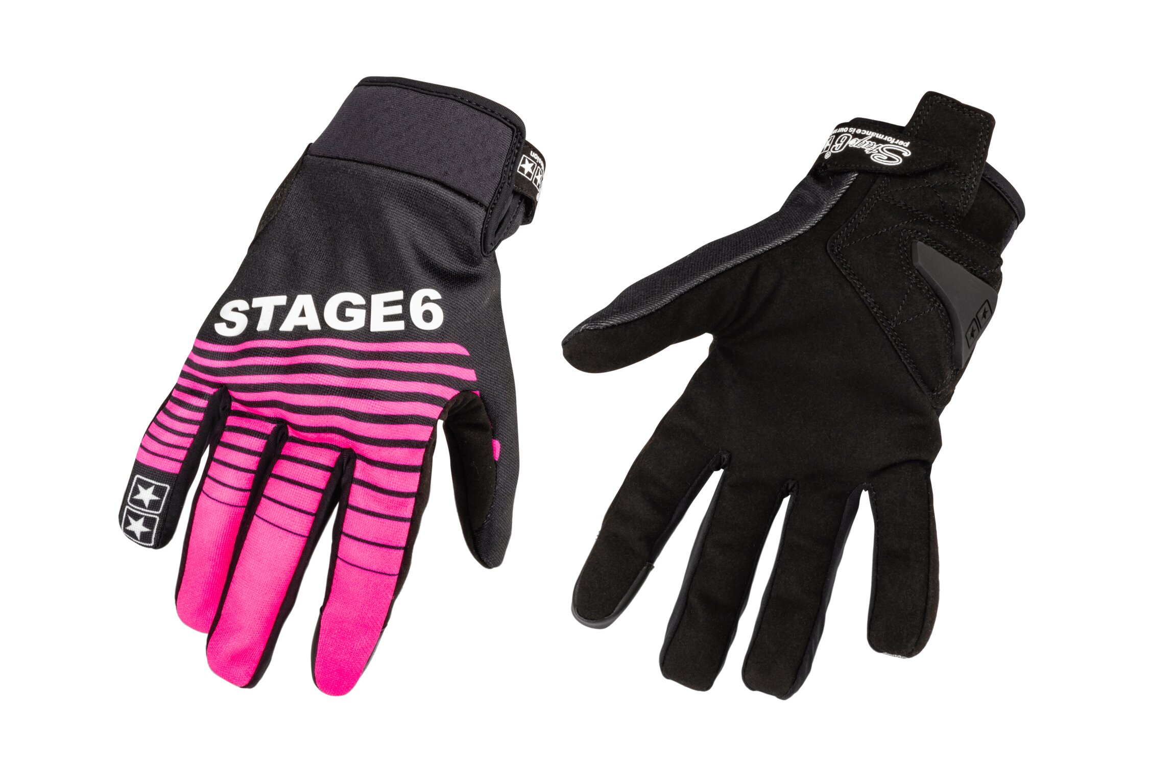 Image of Motorrad Handschuhe Stage6 Street Pure Rose / Schwarz XL