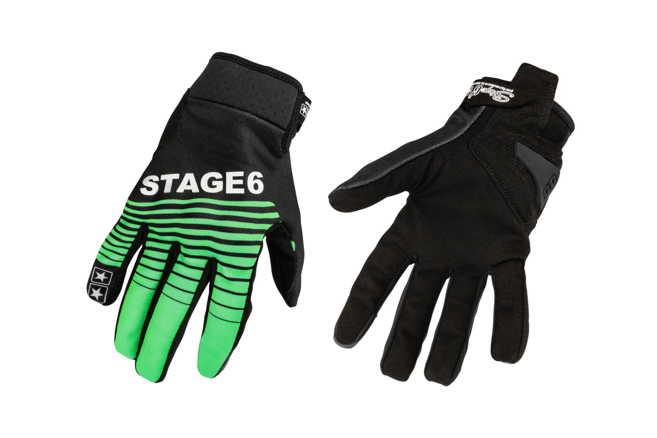 Image of Motorrad Handschuhe Stage6 Street Pure Grün / Schwarz XL