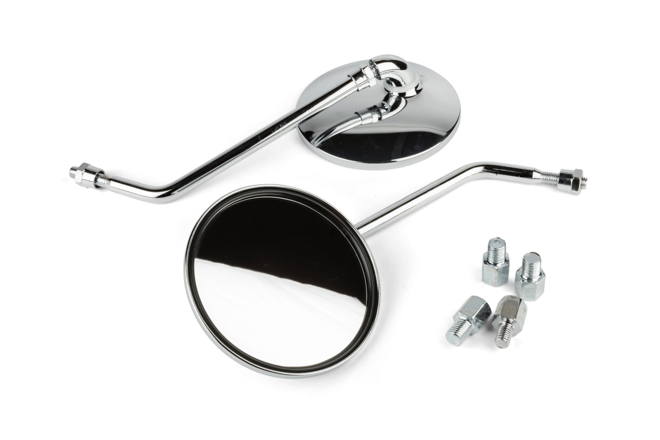 Image of Spiegel Set Vintage rund chrom 103mm