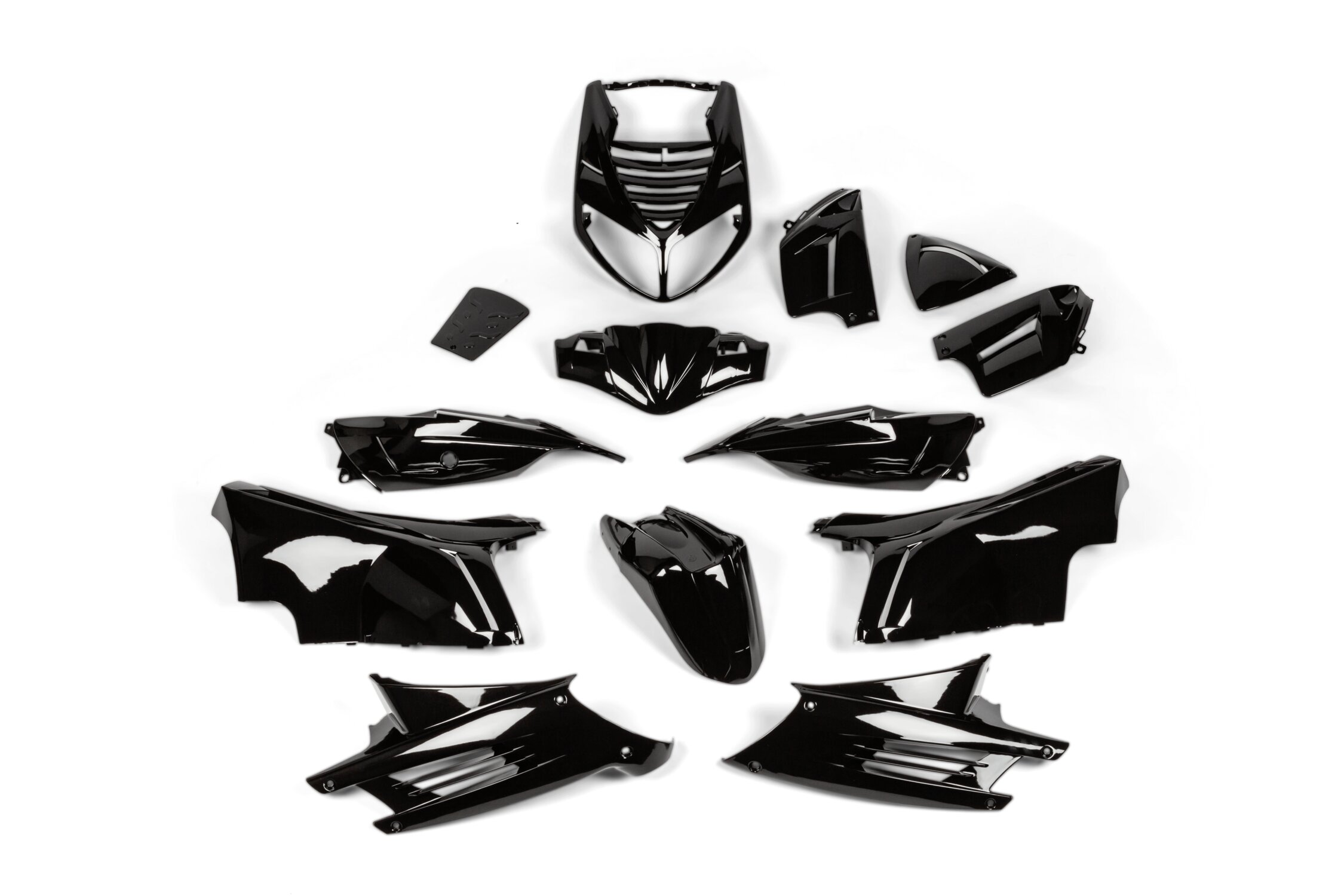 Image of Verkleidungskit 13 Teile schwarz Peugeot Speedfight 2