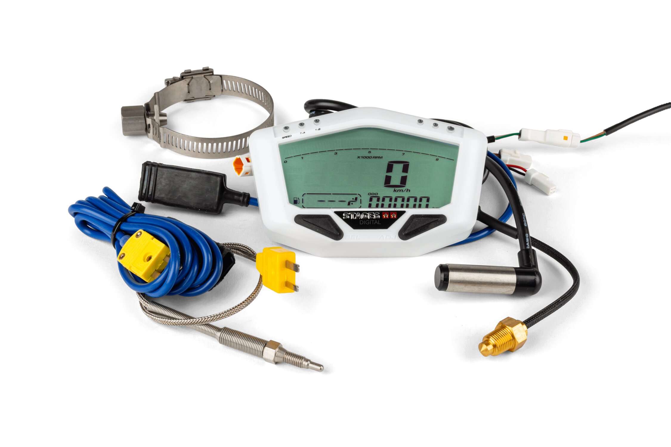Image of Digitaler Tacho Stage6 R/T MK2 mit EGT Sensor weiss