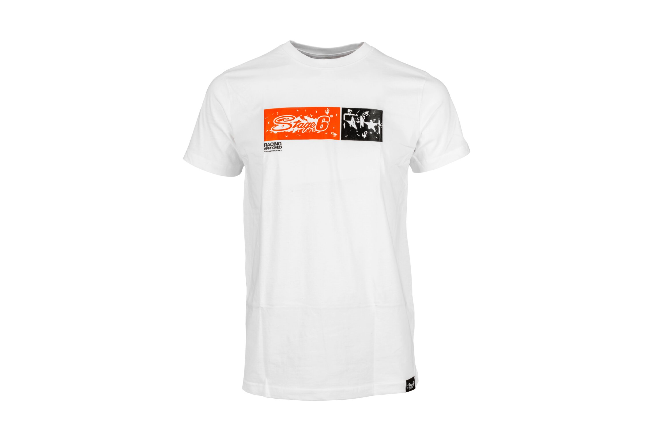 Image of T-Shirt Stage6 Racing Approved Weiss M
