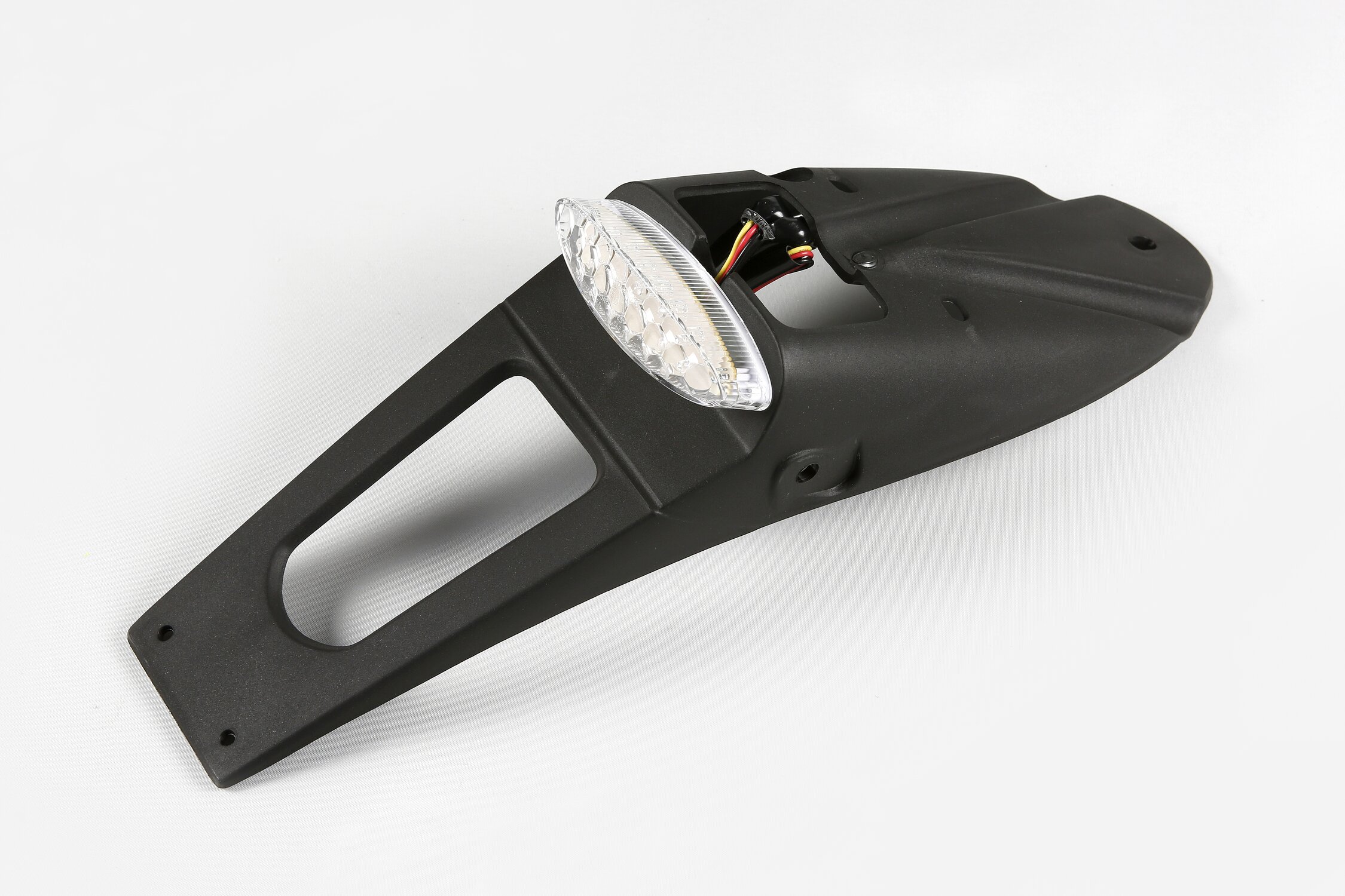 Image of Kennzeichenhalter mit Rücklicht weiss Kawasaki KLX 450 UFO