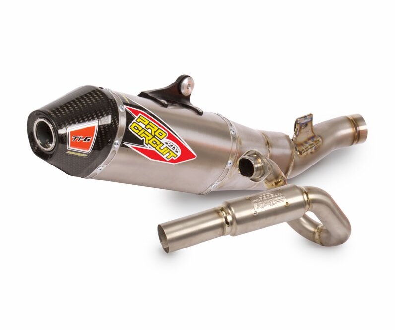 Image of Auspuff Pro Circuit Ti-6 KX 450 ab 2024 titan / carbon