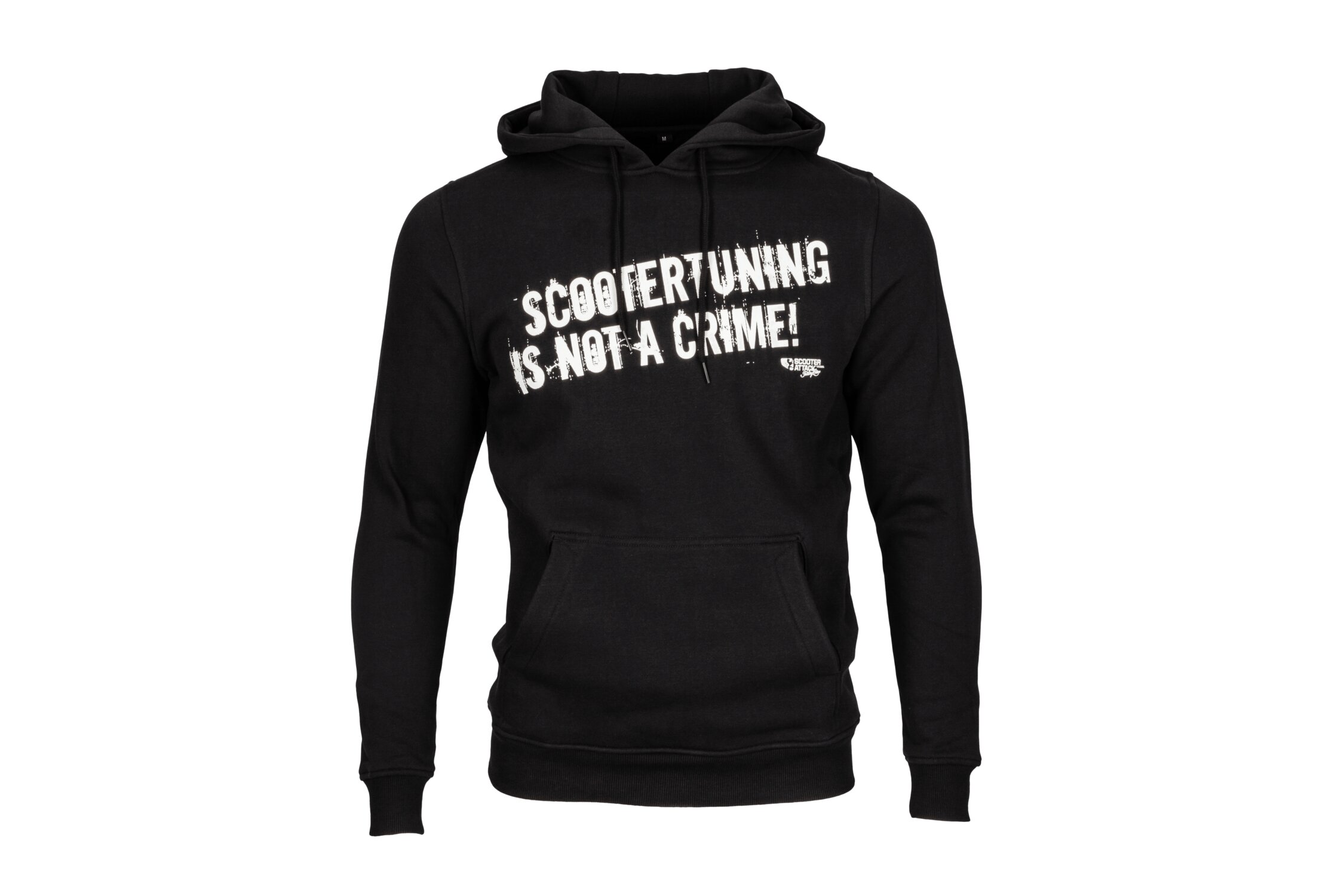 Image of Hoody Scootertuning is not a Crime unzipped schwarz Größe L