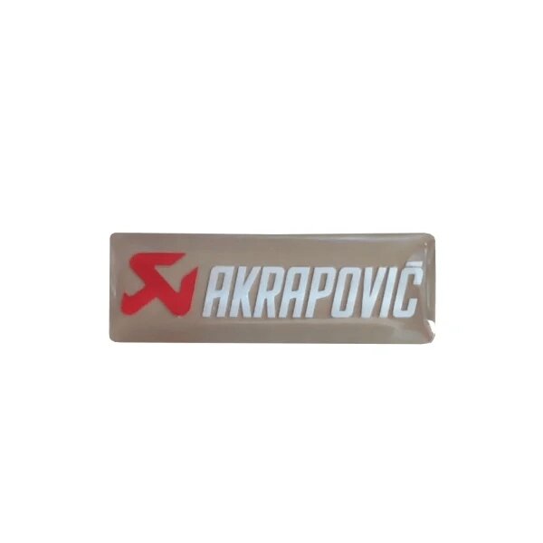 Image of Aufkleber Akrapovic hitzefest Gel transparent