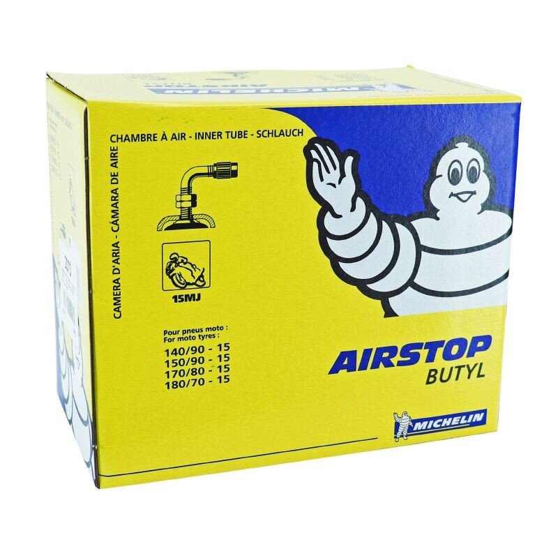 Image of Schlauch 15" 140/90 Michelin Airstop 15mj 90° Ventil