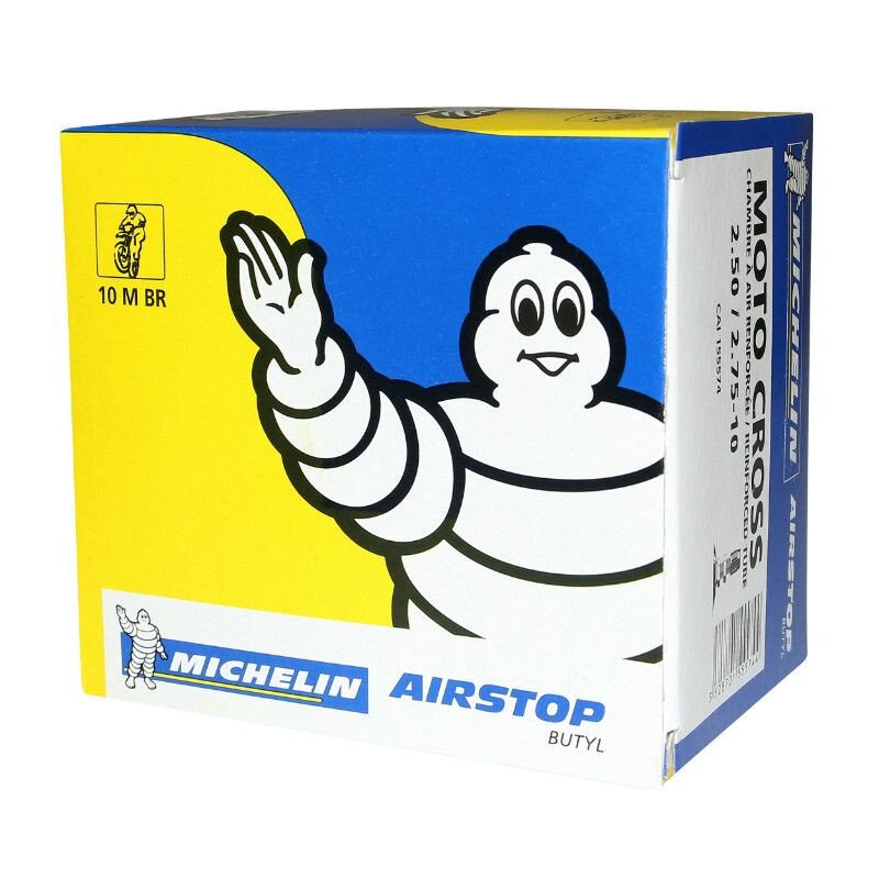 Image of Schlauch 10" 2.50 2.75 Michelin Airstop 10mbr TR4 Ventil