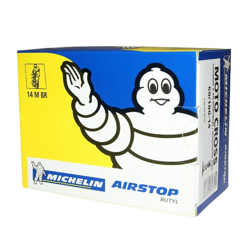Image of Schlauch 14" 60/100 Michelin Airstop mbr TR4 Ventil