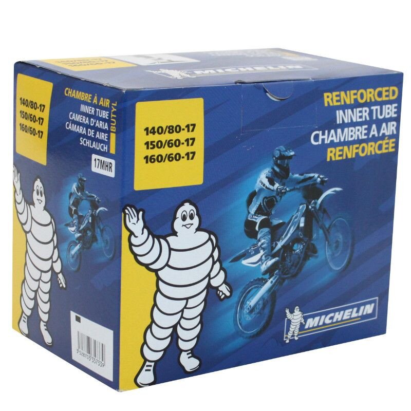 Image of Schlauch 17" 140/80 - 150/60 - 160/60 Michelin 17mhr TR4 Ventil