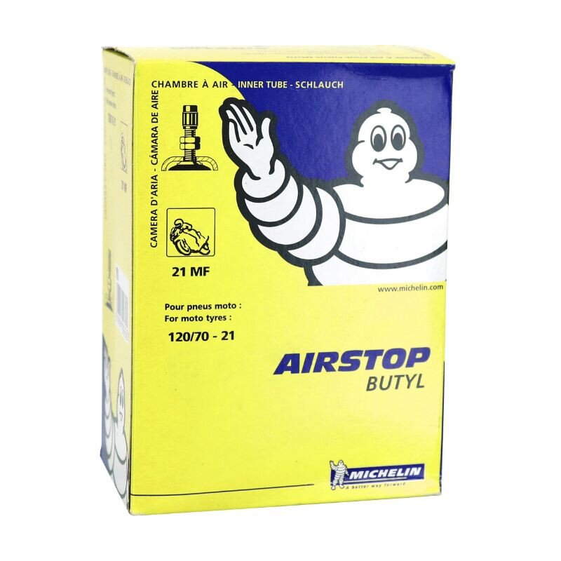 Image of Schlauch 21" 120/70 Michelin Airstop 21mf TR4 Ventil