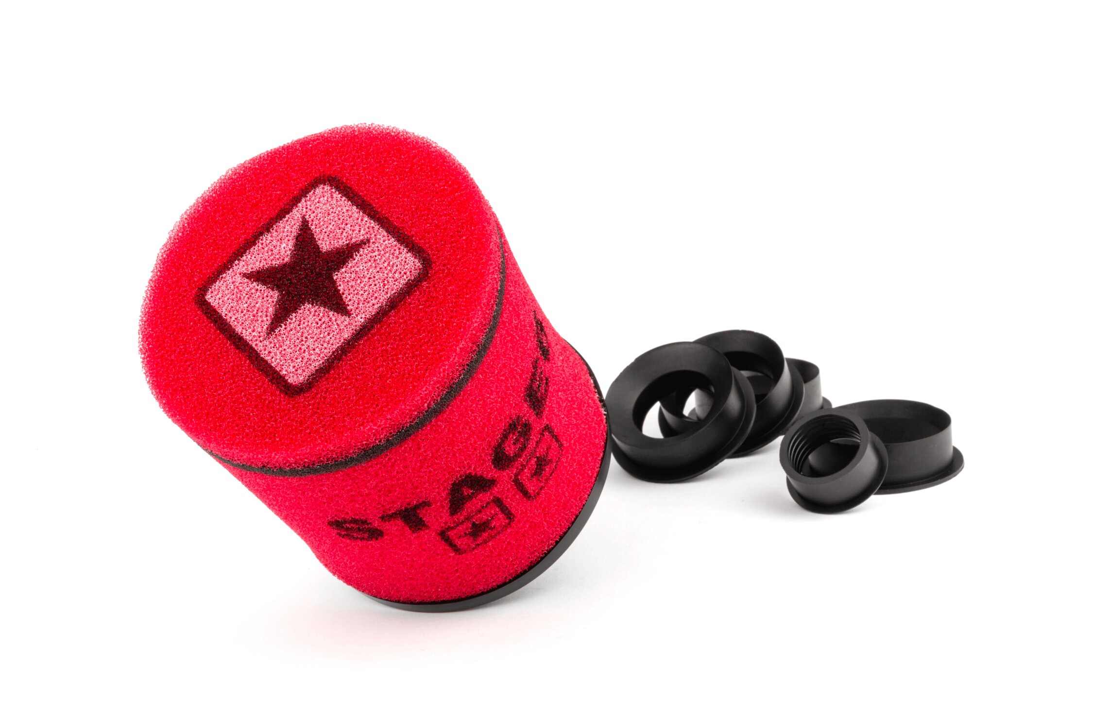 Image of Racingluftfilter Stage6 Double Layer KLEIN AW 28-55mm Rot