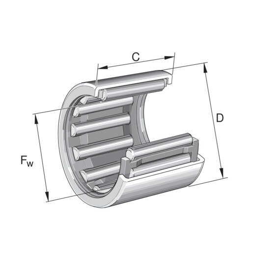 Image of Nadellager 10x14x10mm INA HK1010