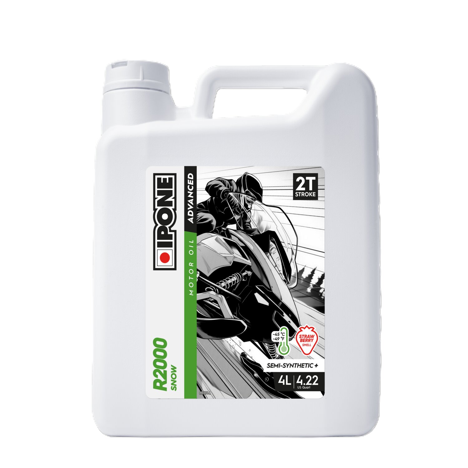 Image of 2-Takt Öl Ipone R2000 Snow Erdbeer 4L