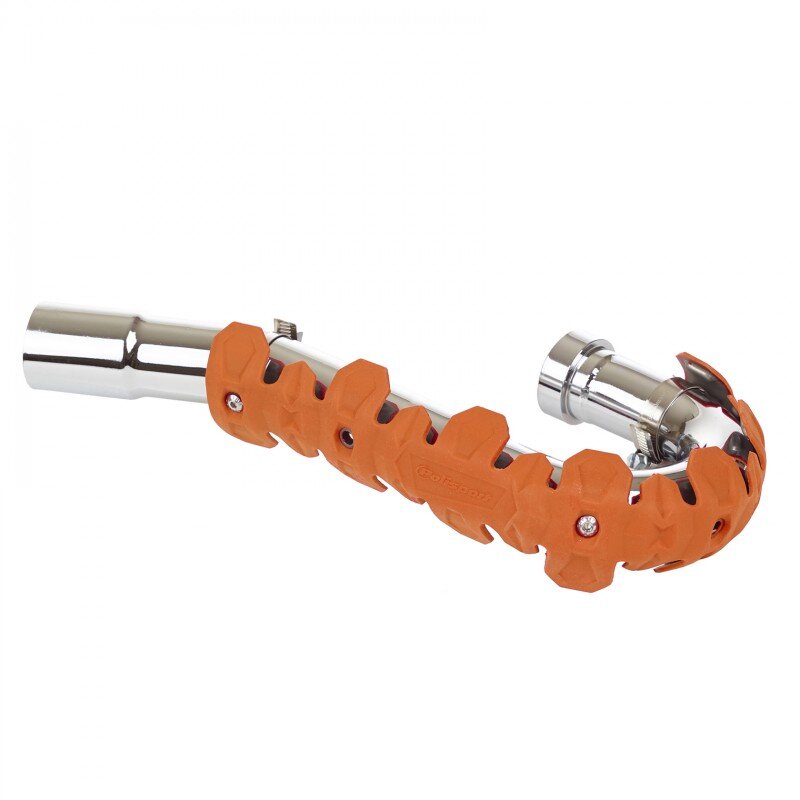 Image of Auspuffschutz Polisport lang orange
