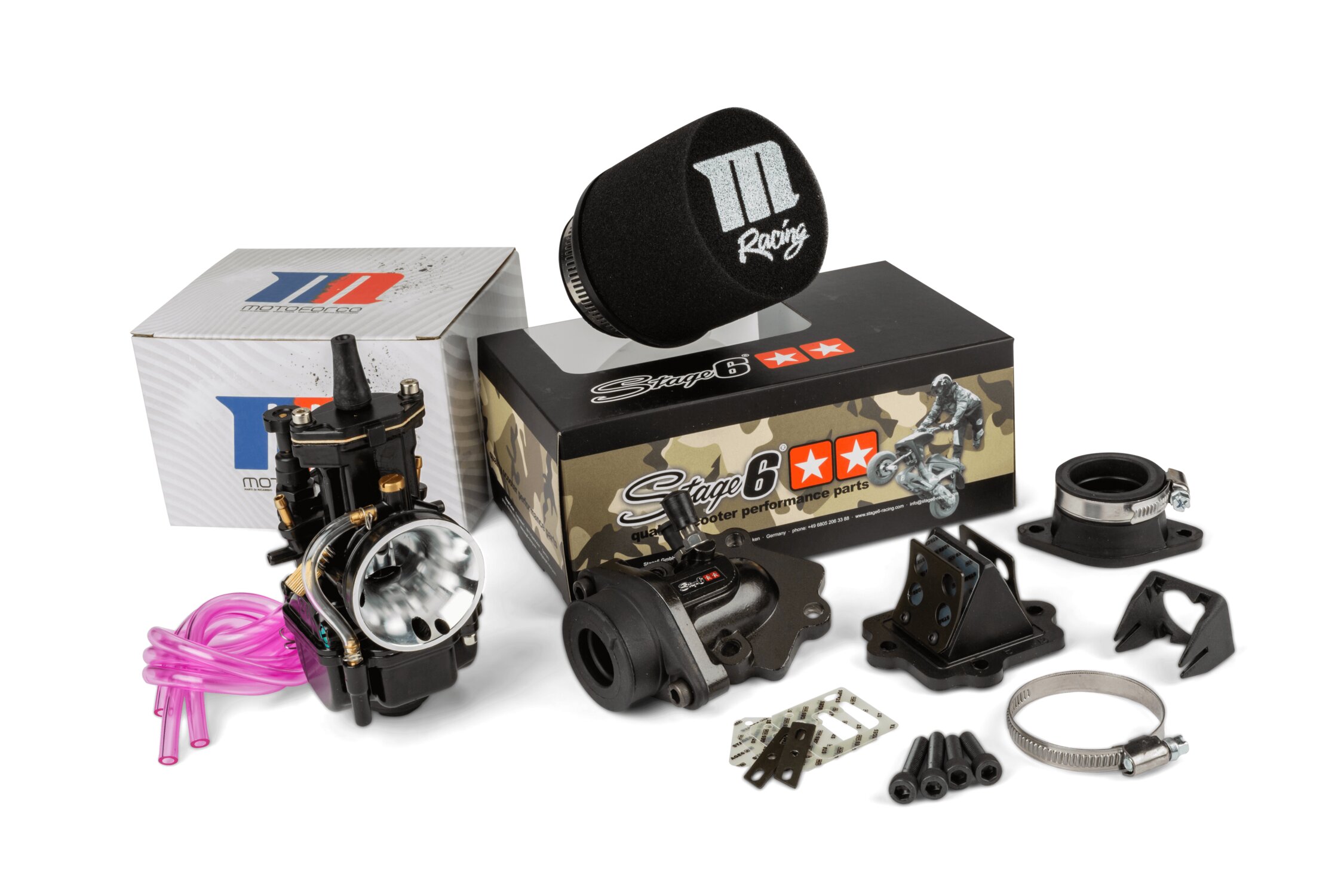 Image of Vergaserkit 28 PWK MotoForce Racing Minarelli liegend