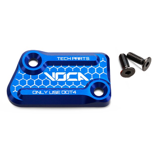 Image of Bremszylinderdeckel Voca CNC Rieju MRT/RR/SMX 50cc AJP Blau