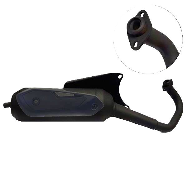Image of Auspuff Tecnigas Silent Pro Piaggio Sfera / Vespa LX50 Schwarz