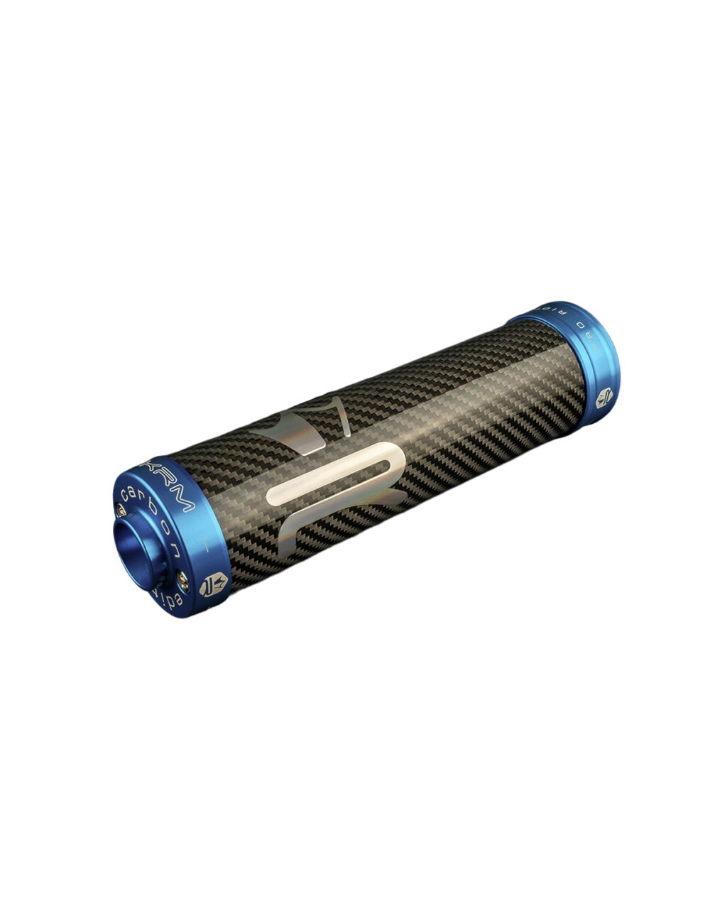 Image of Endschalldämpfer KRM Carbon Hologramm 70-90cc blau