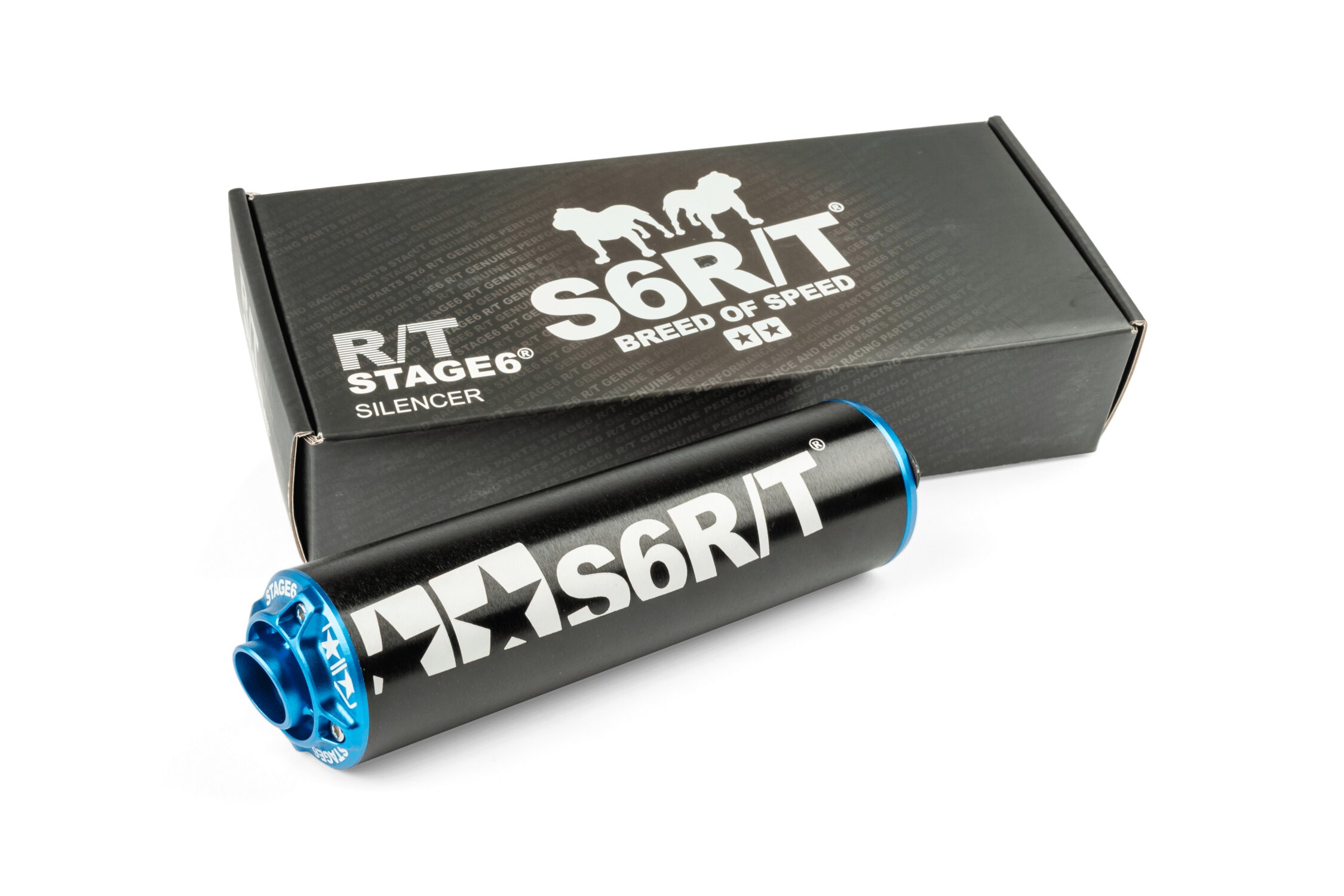 Image of Endschalldämpfer Stage6 R/T 100cc schwarz / blau