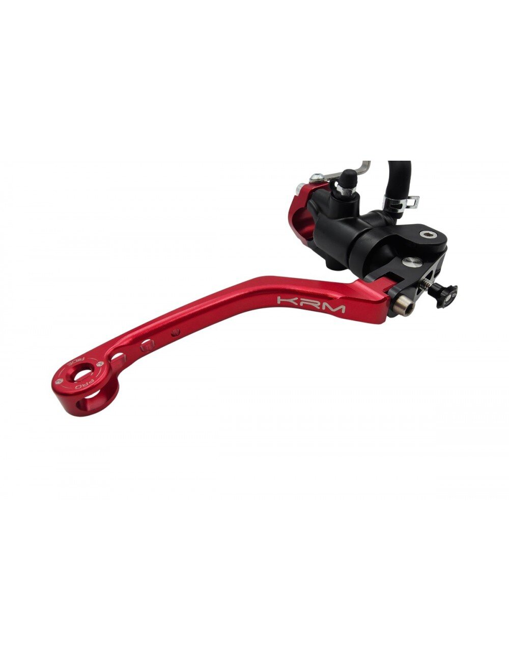 Image of Bremspumpe vorn radial KRM klappbarer Hebel schwarz / rot